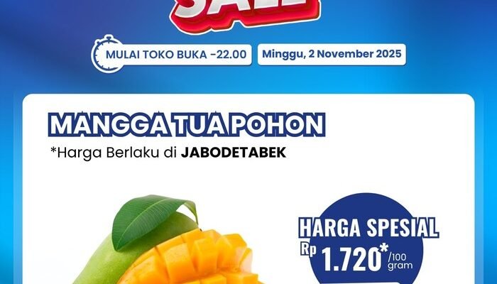 “Hidup Sehat Makan Buah, Beli Mangganya di Transmart Full Day Sale: Investasi Kesehatan Anda”