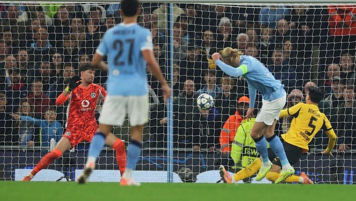 Babak I, Man City Unggul 2-0 atas Dortmund - Update 2