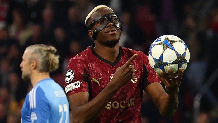 Top Skor Liga Champions: Osimhen Hat-trick, Salip Haaland, Kane, dan Mbappe - Update 2