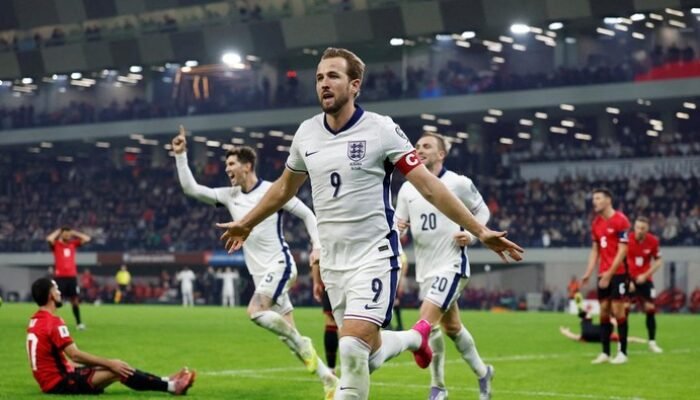 Albania Vs Inggris: 2 Gol Kane, Three Lions Rebut Kemenangan Tanpa Bercacat!