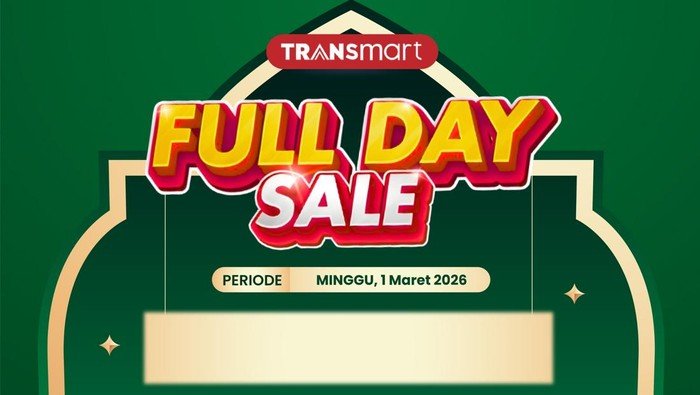 Transmart Hari Ini: Serbu Diskon 50% + 20% di Full Day Sale!