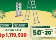 “Merapat! Tangga Multifungsi Banting Harga di Transmart Full Day Sale”