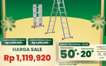“Merapat! Tangga Multifungsi Banting Harga di Transmart Full Day Sale”