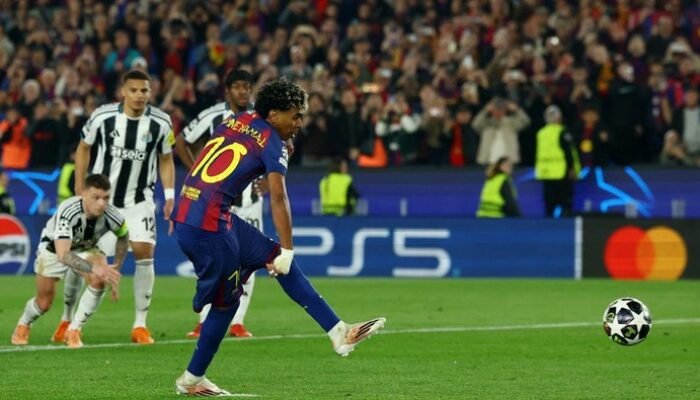 “Yamal’s Penalty: Newcastle’s Downfall in Shocking Defeat”